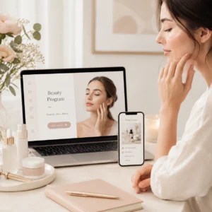 Online beauty program